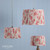 Folly Pink Cotton Tapered Drum Shade 25cm