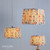 Folly Multi Coloured Cotton Tapered Drum Shade 25cm