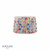 Folly Multi Coloured Cotton Tapered Drum Shade 25cm