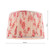 Folly Pink Cotton Tapered Drum Shade 40cm