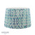 Folly Blue Cotton Tapered Drum Shade 40cm