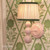 Harewood Wall Light Matt Pink With Shade