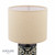 Highclere Twin Pack Table Lamp Blue Ceramic With Shade