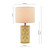 Highclere Twin Pack Table Lamp Yellow Ceramic With Shade