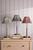 Laura Ashley Denwick Table Lamp Matt Antique Brass and Satin Green With Shade