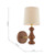 Laura Ashley Millbrook Wall Light Dark Wood and Industrial Brass With Shade