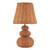 Laura Ashley Hasfield Rechargeable Table Lamp Natural Rattan With Shade LED