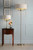 Laura Ashley Sorrento 3 Light Table Lamp Matt Antique Brass With Natural Shade