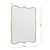 Laura Ashley Medora Mirror Matt Gold 64.5 X 49.5cm