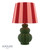 Whitby Table Lamp Matt Green With Shade