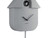 Modern Cuckoo Clock in Mouse Grey