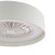 Remote Control LED Ceiling Fan white shade by Dar lighting close up