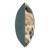 Side View of Sylvie Cushion Green by Scatter Box