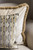 Close up of Ozzie Cushion 45 x 45cm Natural and large Elodie Cushion by Scatter Box