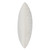 Side view of Halo Cushion 45 x 45cm Pearl by Scatter Box