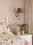 Adyara Wall Light Antique Bronze With Rattan Shade
