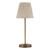 Adyara Twin Pack Table Lamp Antique Bronze With Linen Pleated Shade