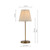 Adyara Twin Pack Table Lamp Antique Bronze With Linen Pleated Shade