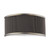 Alvaro 2 Light Wall Light Antique Bronze and Brown Micropleat Shade