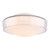 Dagon 3 Light Bathroom Ceiling Light Glass and Opal Glass IP44