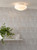 Dagon 3 Light Bathroom Ceiling Light Glass and Opal Glass IP44
