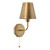 Dijon Wall Light Antique Bronze With Bronze Metal Shade