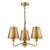Elara 3 Light Pendant Antique Bronze Fitting Only