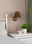 Elara Wall Lamp Antique Bronze With Hand-Woven Rattan Shades