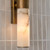 Eneco 2 Light Bathroom Wall Light Antique Bronze and Natural Alabaster IP44