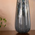 Erdis Table Lamp Blue Art Glass and Antique Brass Base Only