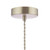 George 1 Light E27 Suspension Antique Chrome