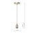 George 1 Light E27 Suspension Antique Chrome