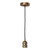 George 1 Light E27 Suspension Antique Bronze