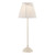 Grace Table Lamp Matt Cream With Pleated Shade