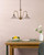 Hadano 3 Light Pendant Antique Bronze with Wavy Glass Shades