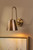 Hadano Wall Light Antique Bronze with Antique Bronze Metal Shade