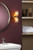 Hilaria 2 Light Bathroom Wall Light Antique Gold and Amber Ribbed Glass IP44