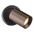Hiro Single Spotlight Satin Bronze and Matt Black