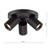 Hiro 3 Light Plate Spotlight Matt Black