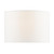 Iggy White Linen Drum Shade 28cm
