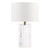 Iggy White Linen Drum Shade 28cm