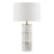 Ishana White Linen Drum Shade 30cm