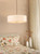Isla 3 Light Pendant Antique Bronze and Ecru Shade 60cm