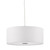 Isla Easy Fit Pendant Ivory and Black Shade 40cm