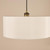 Isla Easy Fit Pendant Ecru and Bronze Shade 40cm