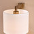 Itala Wall Light Antique Bronze With Shade LED