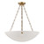 Keita 3 Light Pendant Antique Bronze and Alabaster Glass