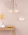 Keita 3 Light Pendant Antique Bronze and Alabaster Glass