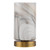 Magda Table Lamp Antique Bronze and Art Glass