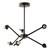 Naron 6 Light Semi-Flush Satin Black Fitting Only